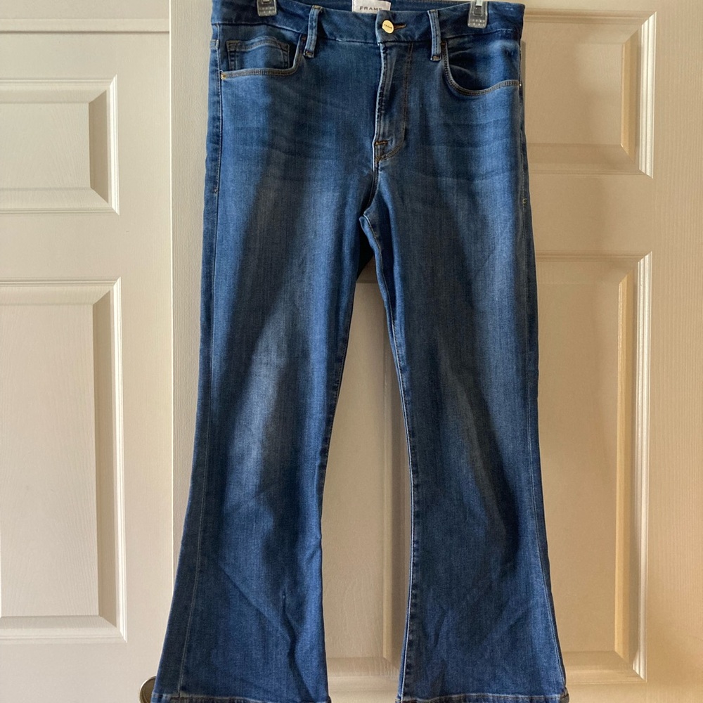 Frame Denim Le Crop Mini Boot Jeans